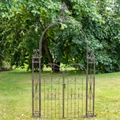 Patina Woodland Metal Garden Arch