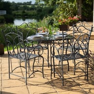 Heritage 5 Piece Metal Dining Set