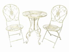 Blaydon Antiqued Metal Bistro Set