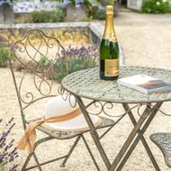 Abbotsbury Green Metal Garden Bistro Set