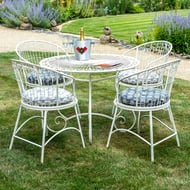 Blaydon 5 Piece Dining Set Glass Table Top