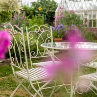 Heritage 5 Piece Garden Dining Set in Cream