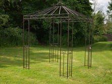 Vienne Square Metal Garden Gazebo