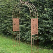 Dandelion Rusty Metal Garden Arch