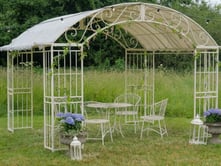 Avignon Metal Garden Gazebo with Canopy