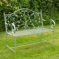 Woodlands Metal Garden Bench