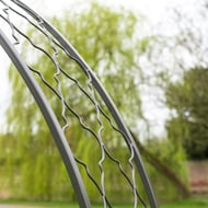 Lunar Charcoal Metal Garden Arch