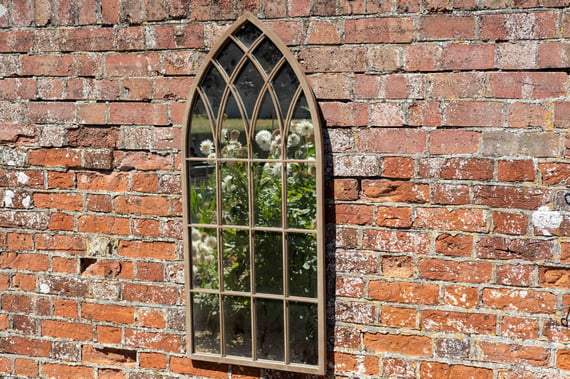 Heraldic Garden Mirror