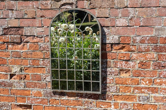 Mayfair Curved Garden Mirror