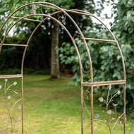 Patina Woodland Metal Garden Arch