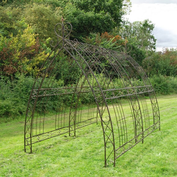 Bronze Gothic Metal Garden Tunnel