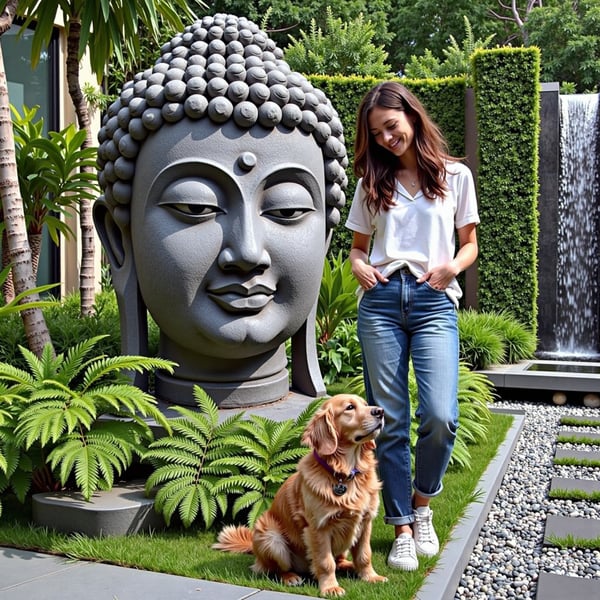 Stone Buddha Statue UK
