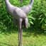 Love Cranes Large Bronzed Garden Ornaments