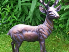 Stag Buck Garden Sculpture Ornament Small