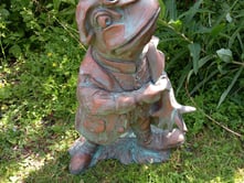 Toad of Toad Hall Bronzed Garden Sculpture