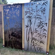 Bamboo Steel Decorative Garden Screen