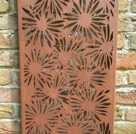 Daisy Steel Decorative Garden Screen 0.7m