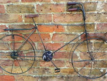 Vintage Bicycle Decorative Garden Wall Art