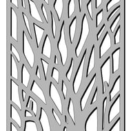 Steel Wild Branches Decorative Garden Panel