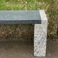 Epsom Two Tone Granite Bench Large