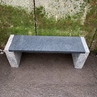 Large Epsom Two Tone Granite Bench