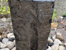 Drilled Basalt Column Water Feature 60cm