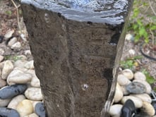 Drilled Basalt Column Water Feature 50cm