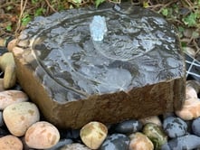 Rippled Basalt Water Feature