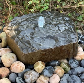 Rippled Basalt Water Feature