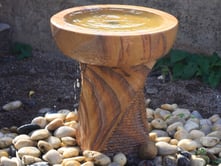 Chubby Twisted Bowl Sandstone Water Feature