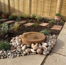 Small Babbling Bowl Rainbow Sandstone Water Feature