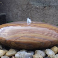 Smooth Pebble Sandstone Garden Water Feature