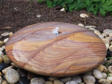 Smooth Pebble Sandstone Water Feature