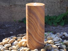 Large Rainbow Sandstone Round Column Water Feature