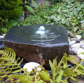 Basalt Slab Water Feature