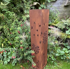 Dandelion Steel Decorative Garden Column