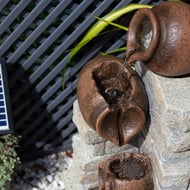 Flowing Pots Solar Powered Water Feature