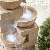 Sparkling Aztec Bowls Water Feature