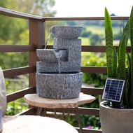 Stone Bowls Solar Powered Water Feature