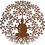 Tree of Life Buddha Decorative Wall Art