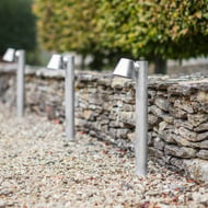 Halse Garden Path Tower Lights Steel