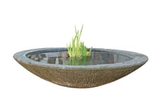 Lotus Large Stone Garden Bowl