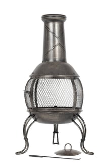 Medium Leon Steel Chimenea