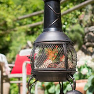 Medium Leon Steel Garden Chimenea