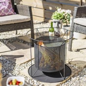 Kora Suspended Steel Garden Chimenea