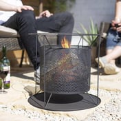 Kora Suspended Steel Patio Chimenea