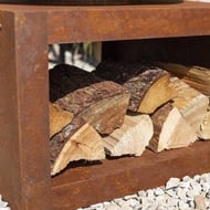 Medium Kuda Oxidised Steel Firepit