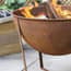 Medium Tamba Steel Firebowl Detail