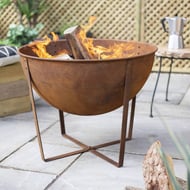 Medium Tamba Steel Patio Firebowl