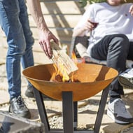 Small Icarus Cast Iron Woodburning Firepit